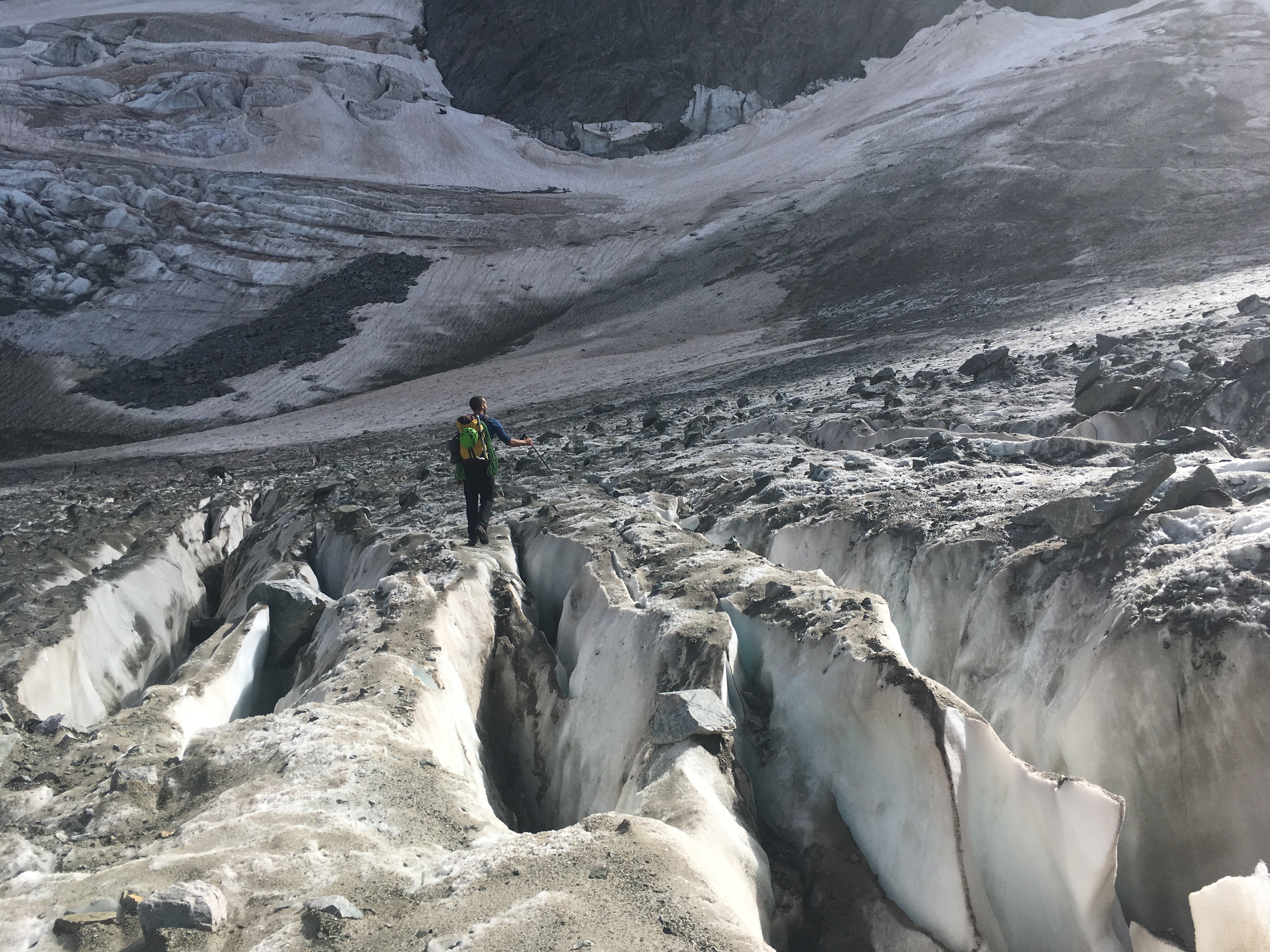 Haut du Glacier Noir