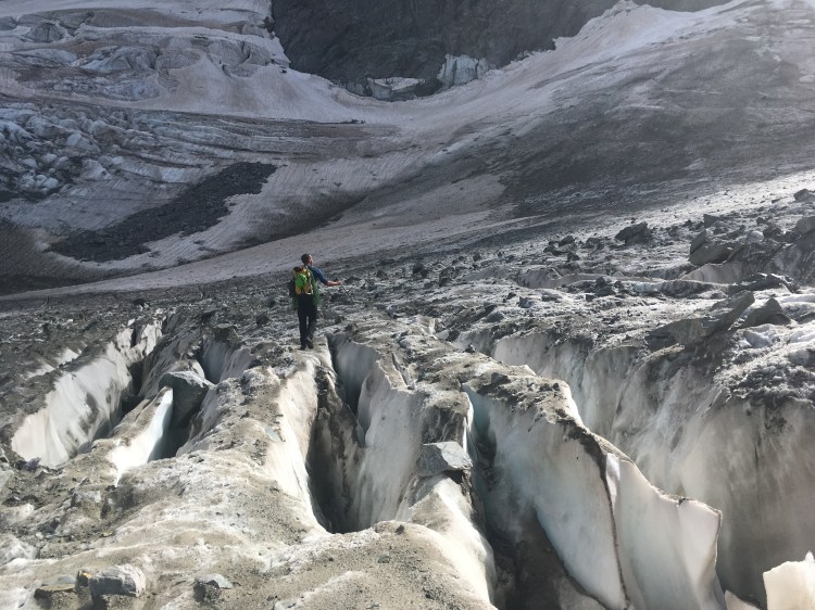 Haut du Glacier Noir